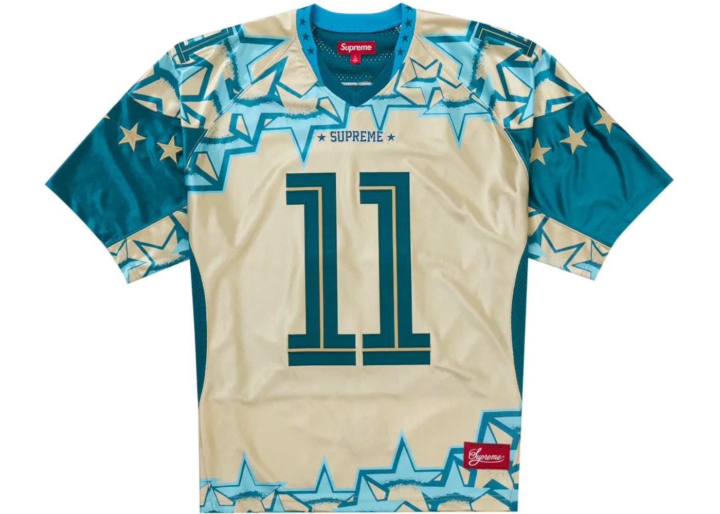 Мужская футбольная джерси с принтом Stars Jersey Supreme, Gold