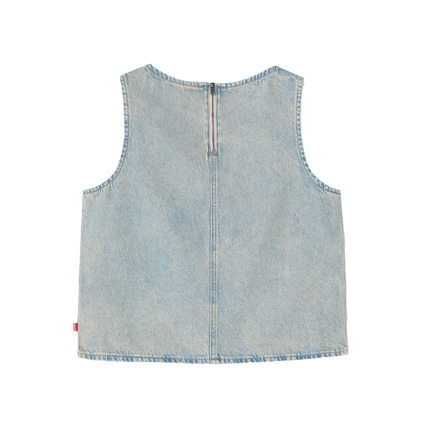Женская майка без рукавов с круглым вырезом Light Blue Levis, Light Blue — фото 3