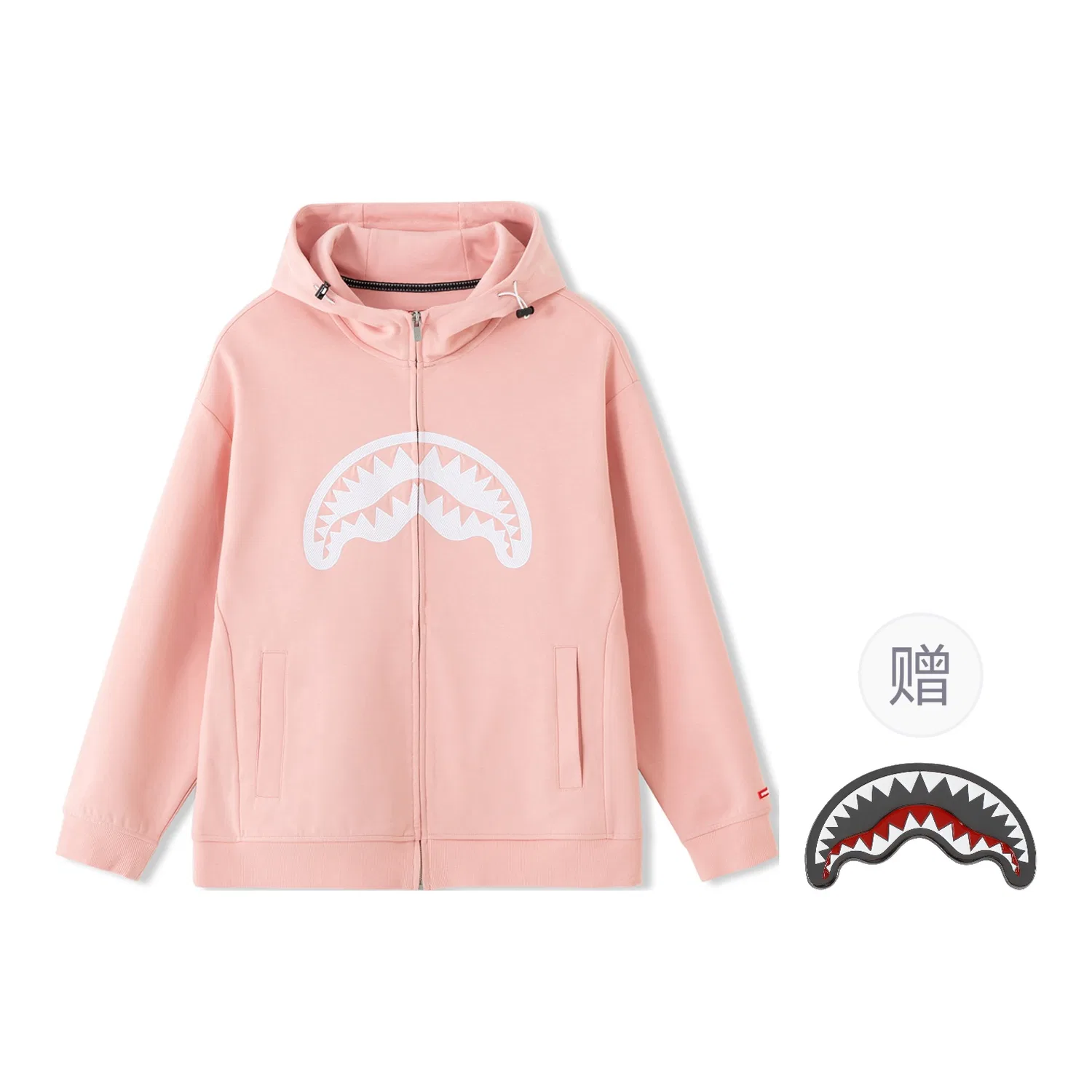 Детское худи-кардиган с капюшоном Pink SPRAYGROUND, Pink