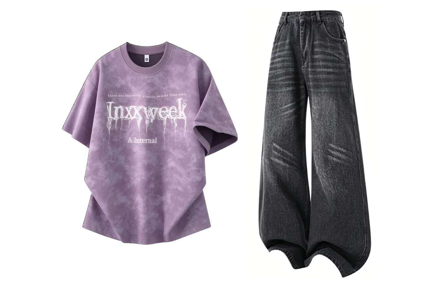 Детский спортивный комплект с круглым вырезом Casual Sportswear GWAF, Gray — фото 3