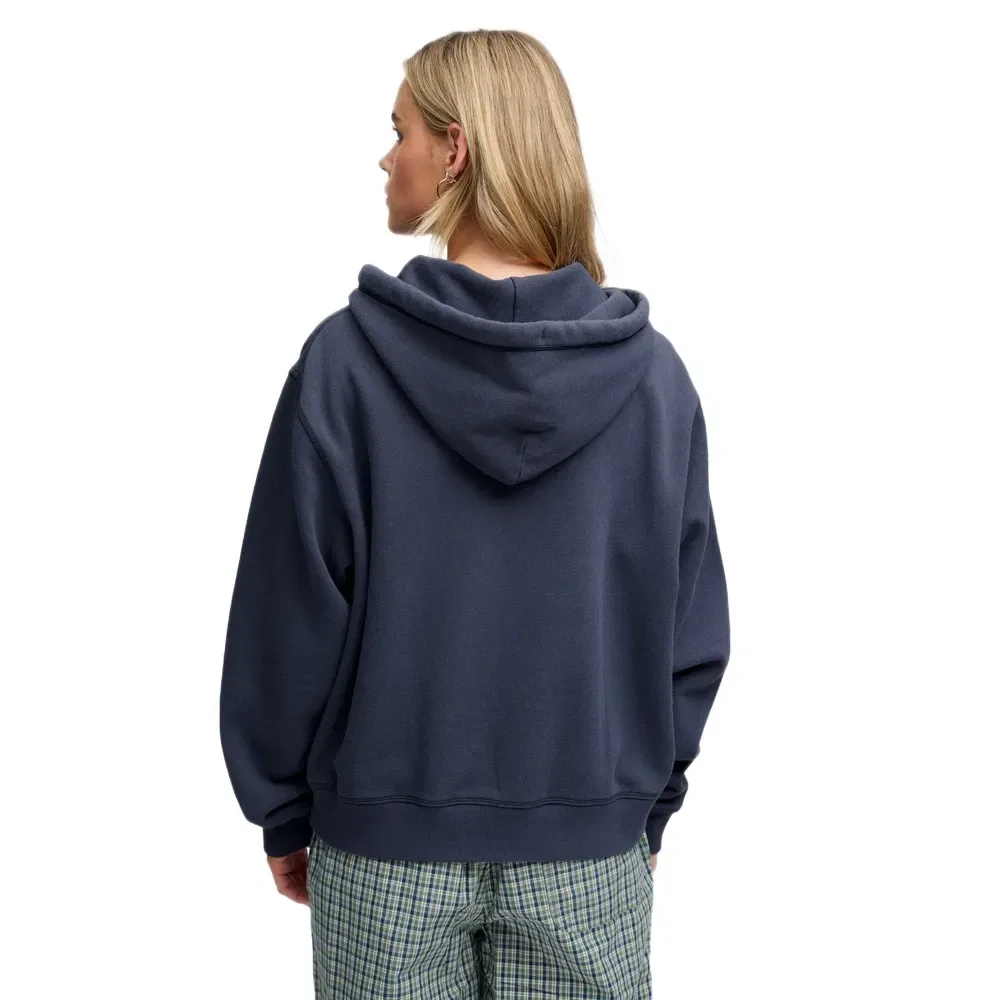 Женский укороченный худи с принтом Athletic Essentials Applique Superdry, Blue — фото 2