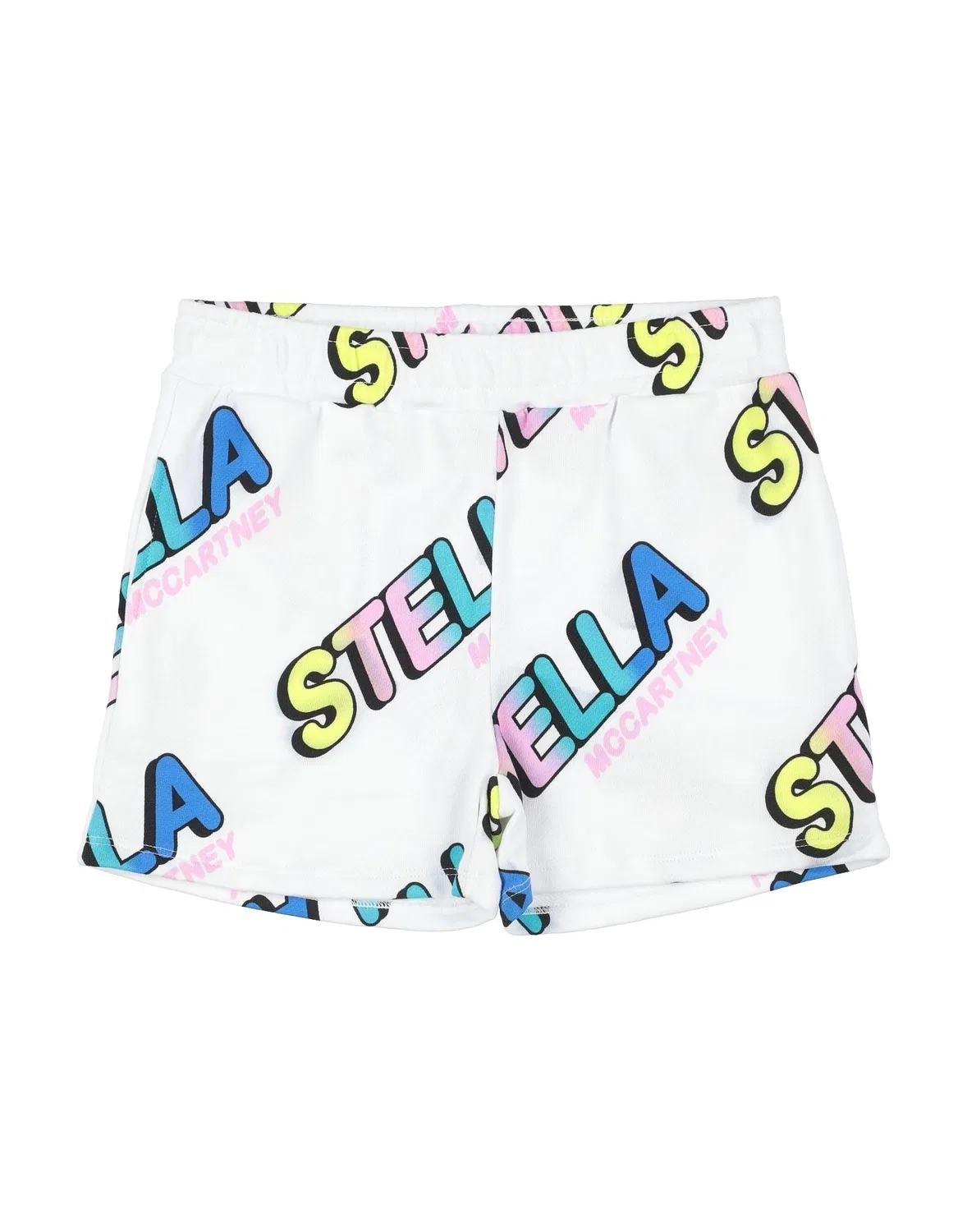 Детские шорты для девочек французский терри Stella Mccartney Kids, белый