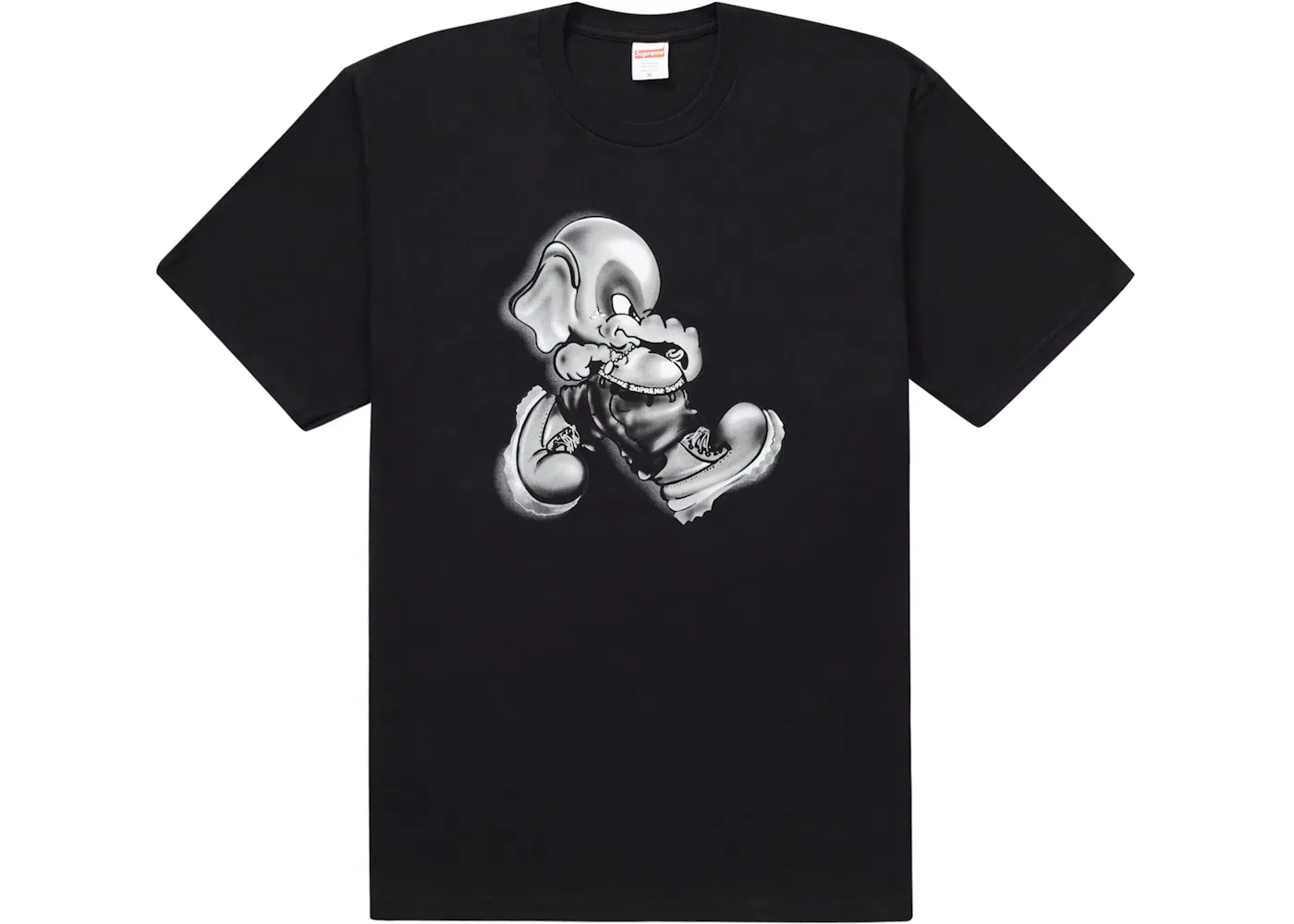 Мужская футболка с принтом Supreme Tee (FW22), Black