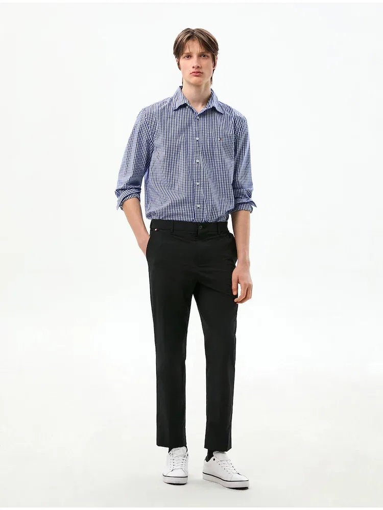 Брюки зауженные TOMMY HILFIGER, Navy