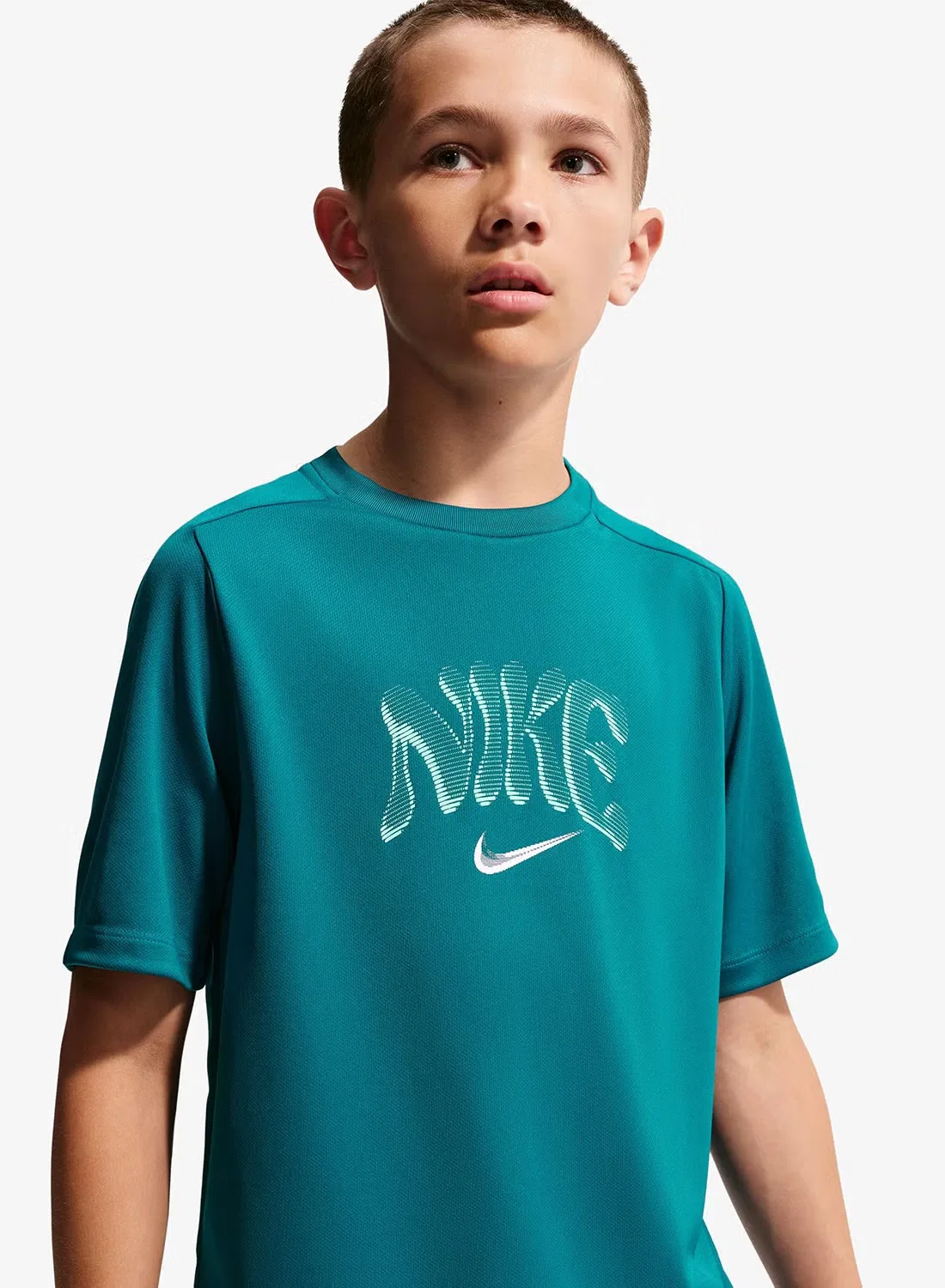 Футболка с влагоотводящей тканью Nike, ярко-зеленый