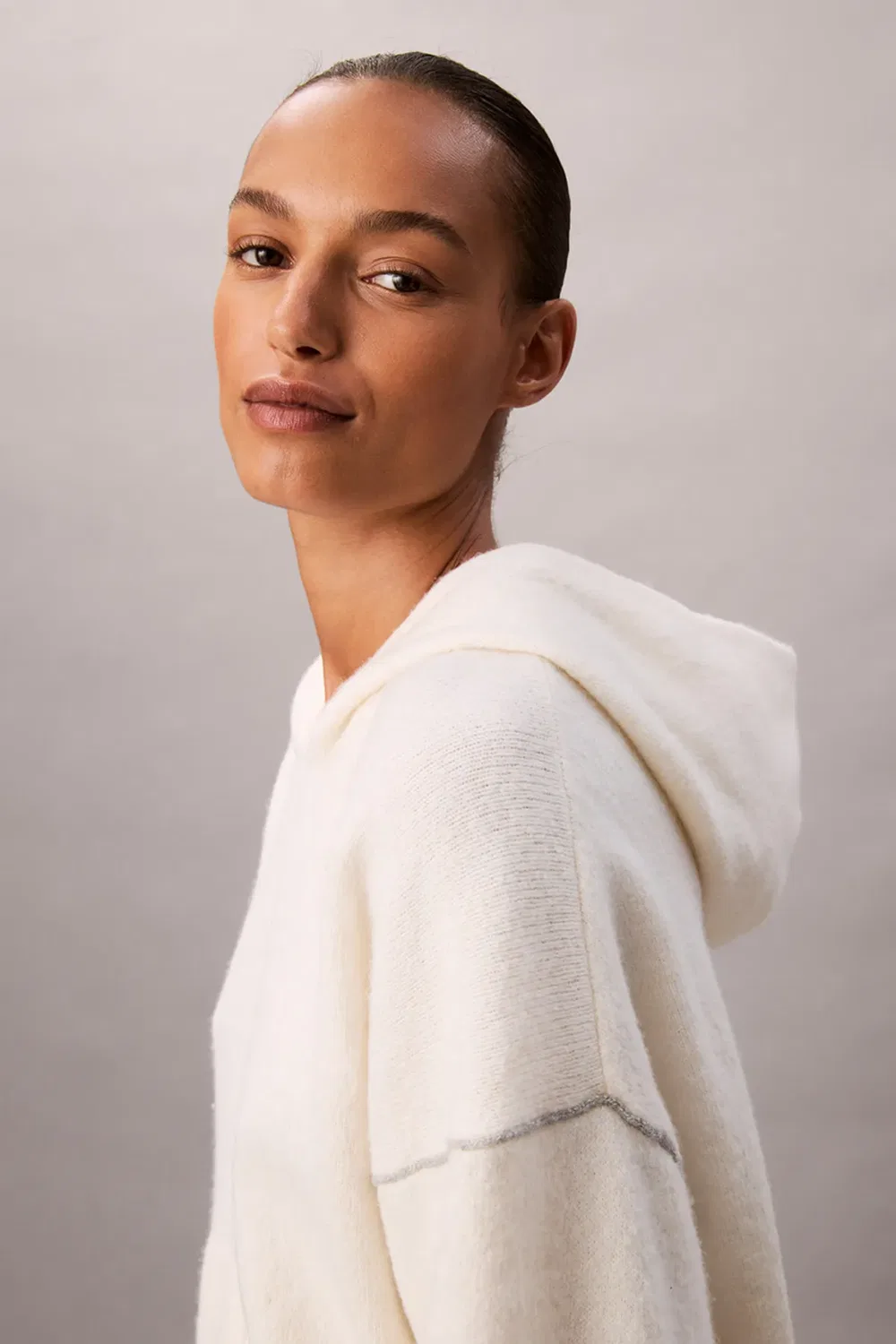 Худи Calvin Klein, Ivory — фото 2