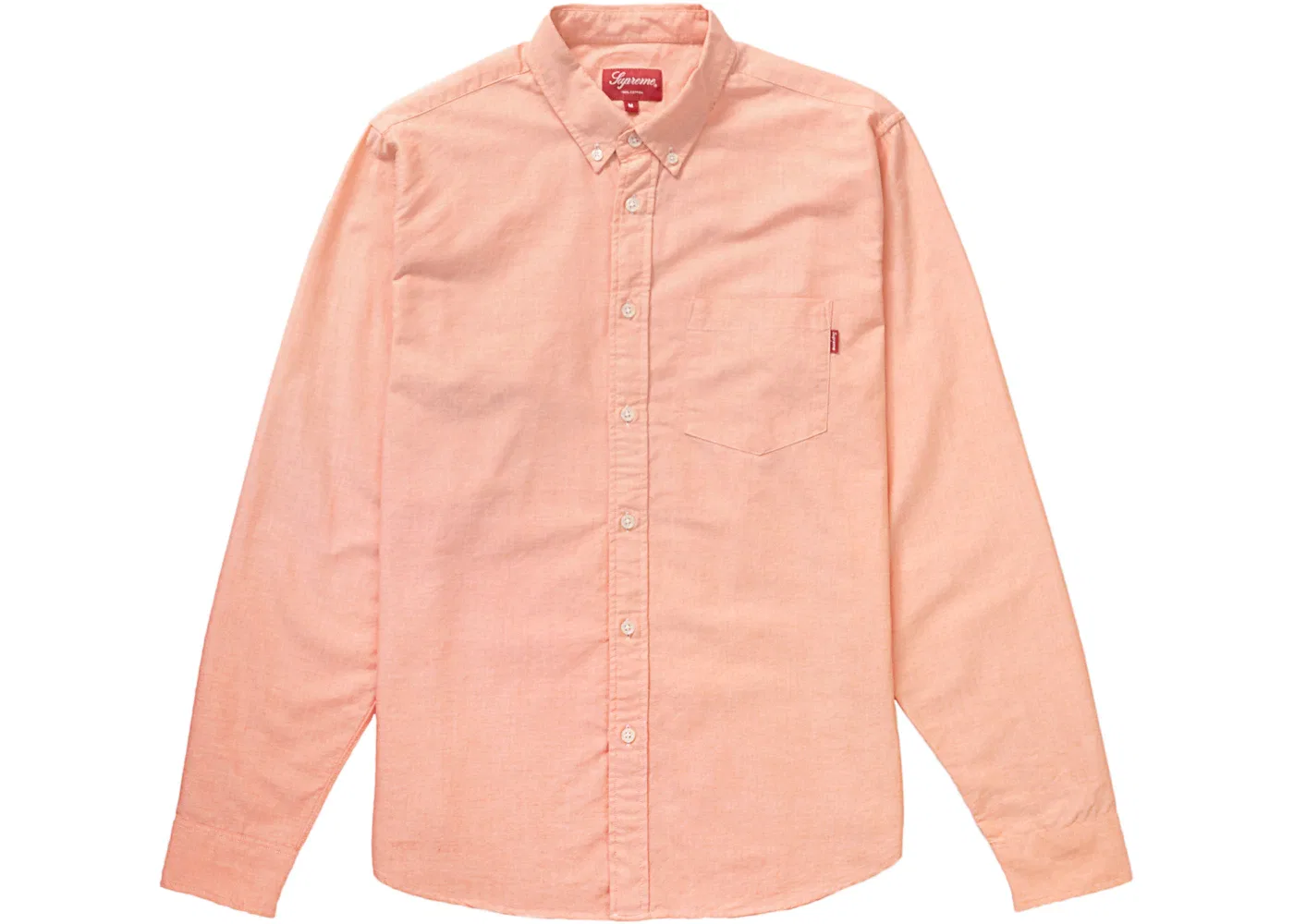 Мужская рубашка с длинным рукавом Supreme Shirt (SS19), Orange