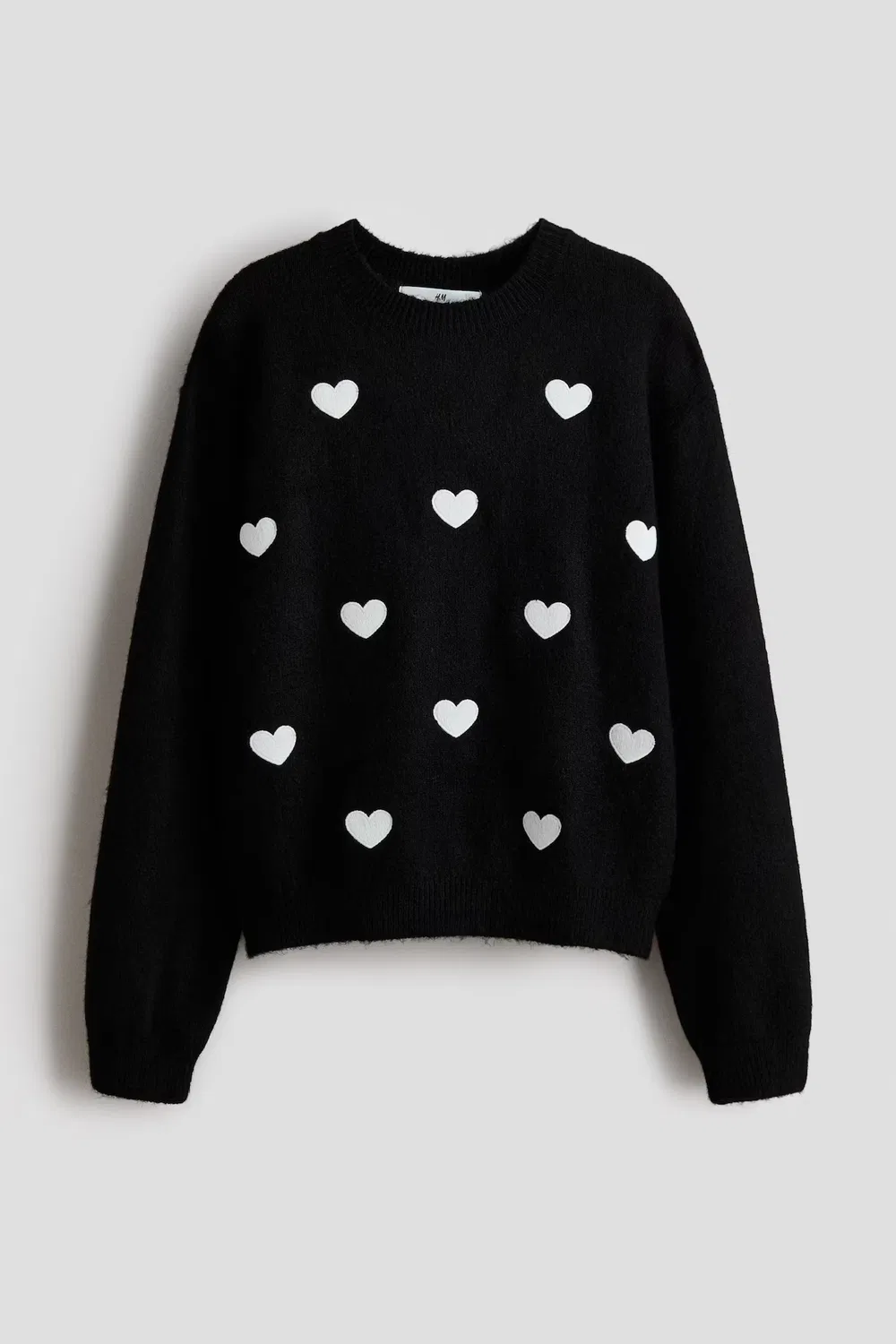 Свитер H&M, Schwarz/Herzen