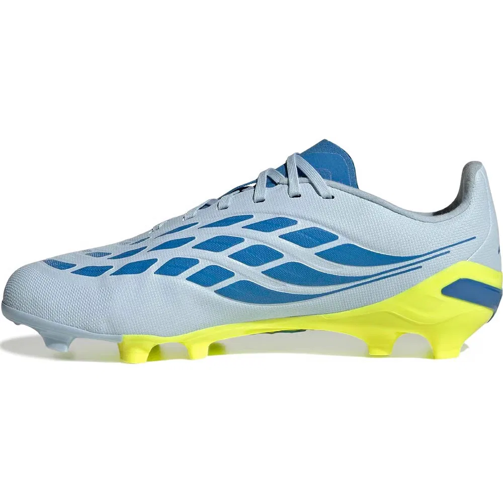 Детские футбольные бутсы фирмы Predator League Adidas, Blue/Blue/Yellow — фото 3