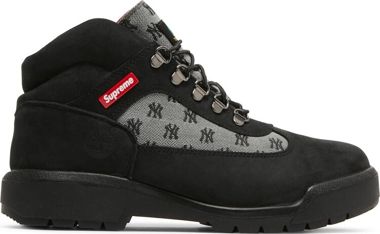 

Ботинки Supreme x New York Yankees x Field Boot Black, черный