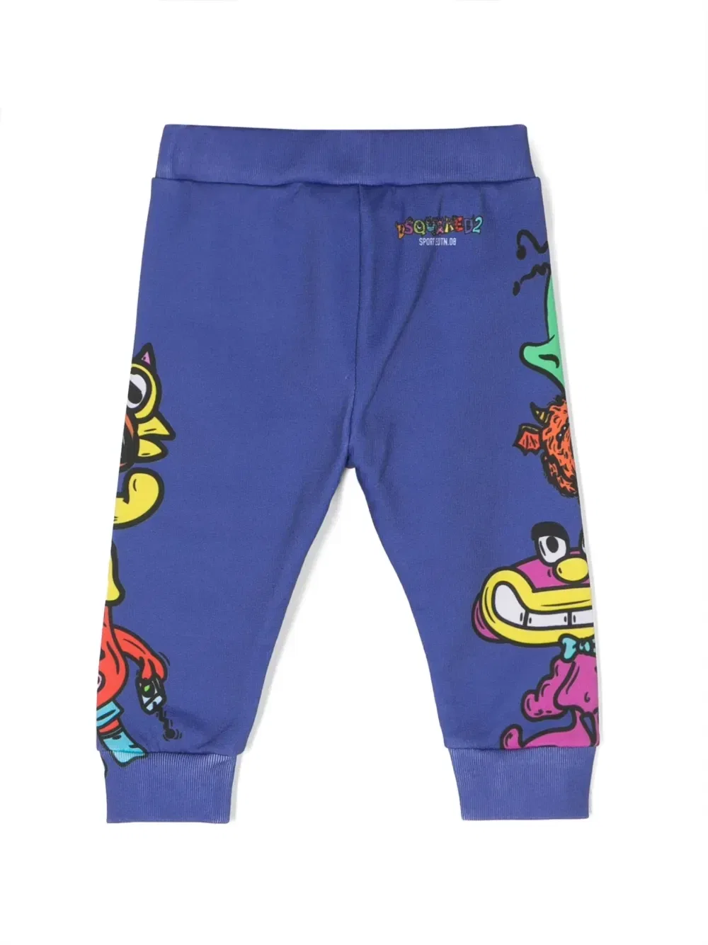 Спортивные брюки с графичным принтом Dsquared2 Kids, фиолетовый — фото 2