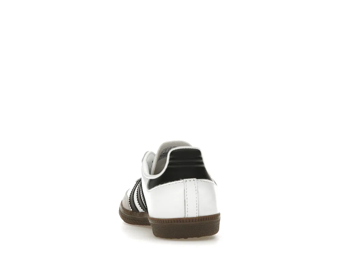 Детские кроссовки Lifestyle с принтом Samba OG Adidas, Cloud White Core Black Gum — фото 4