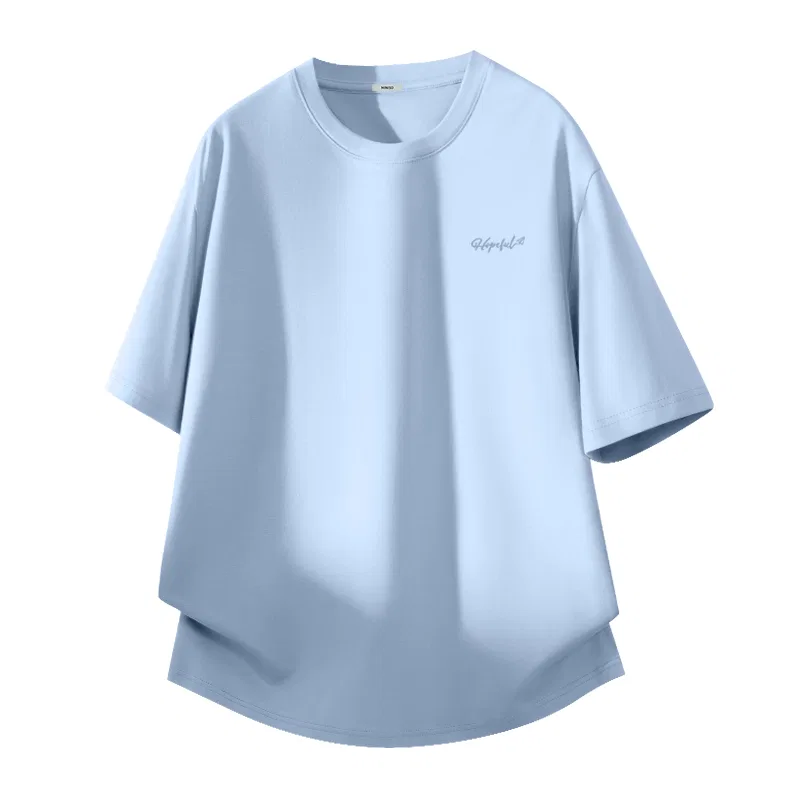 Детская футболка с принтом MINISO, Ice Silk Cooling White (Mb Flying Towards Hope Chest Logo) — фото 3