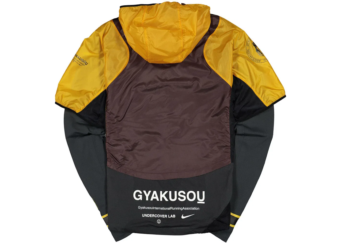 Мужская куртка с принтом Nike NRG Gyakusou Transform Jacket, Brown — фото 2