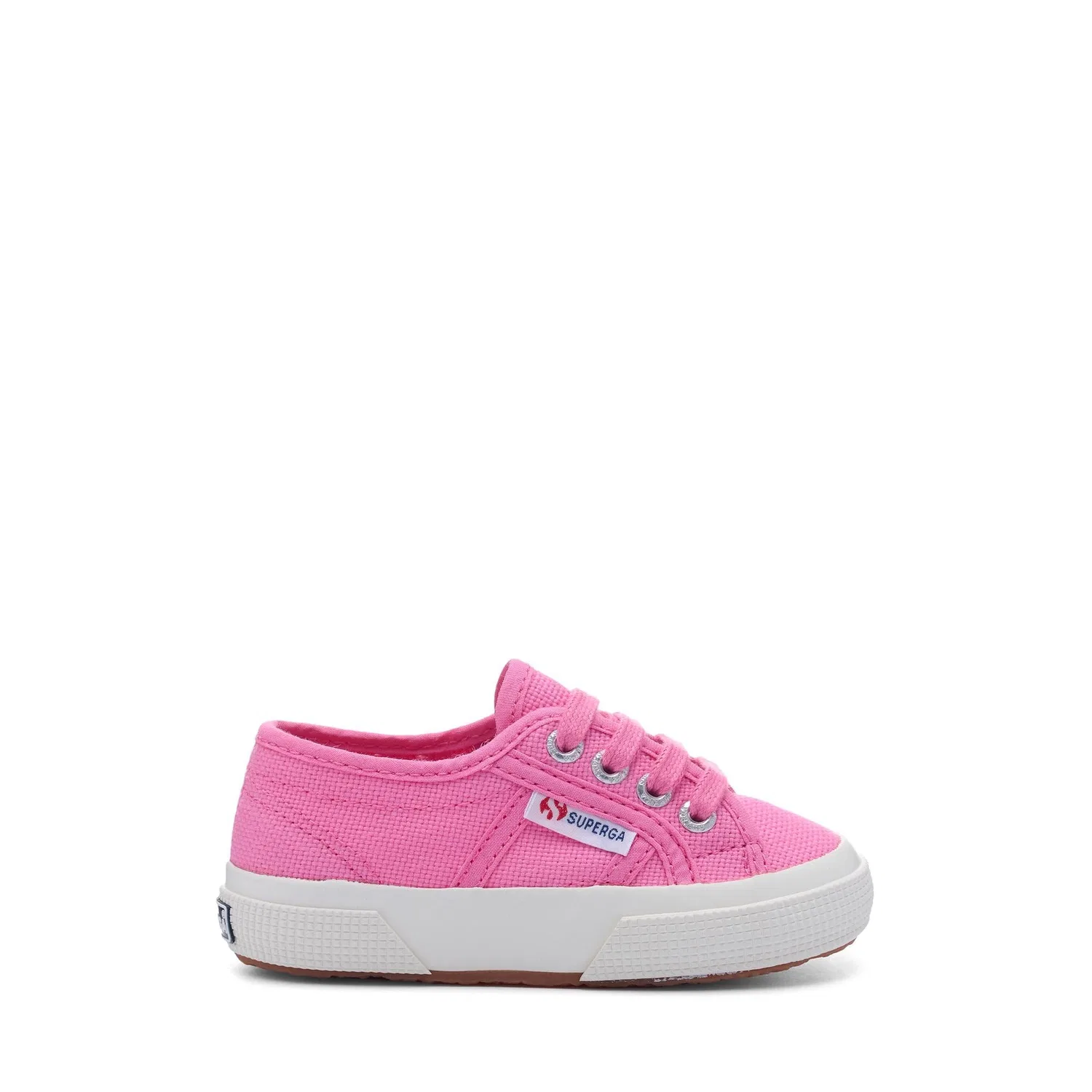 Детские кеды для мальчиков классические 2750-jcot Classic Superga, Pink Fuchsia Ivory