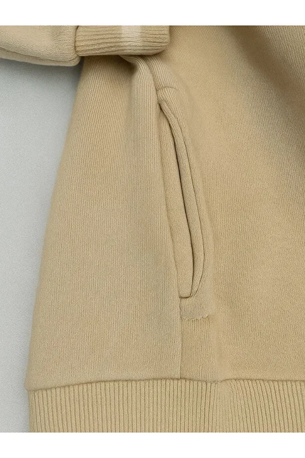 Детское пальто для девочек хлопковое B-Fun Midu & Fun, Beige — фото 3