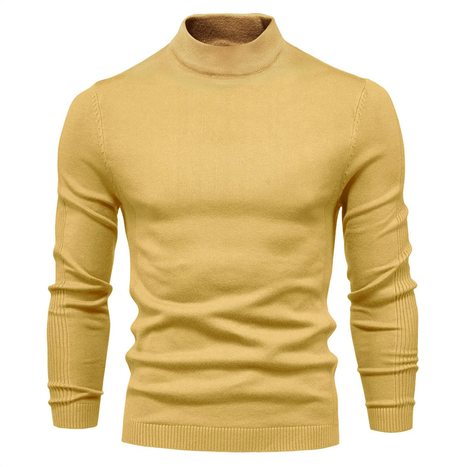 Мужской свитер с воротником-стойкой Valley Yellow, Zhonglinggu Huang