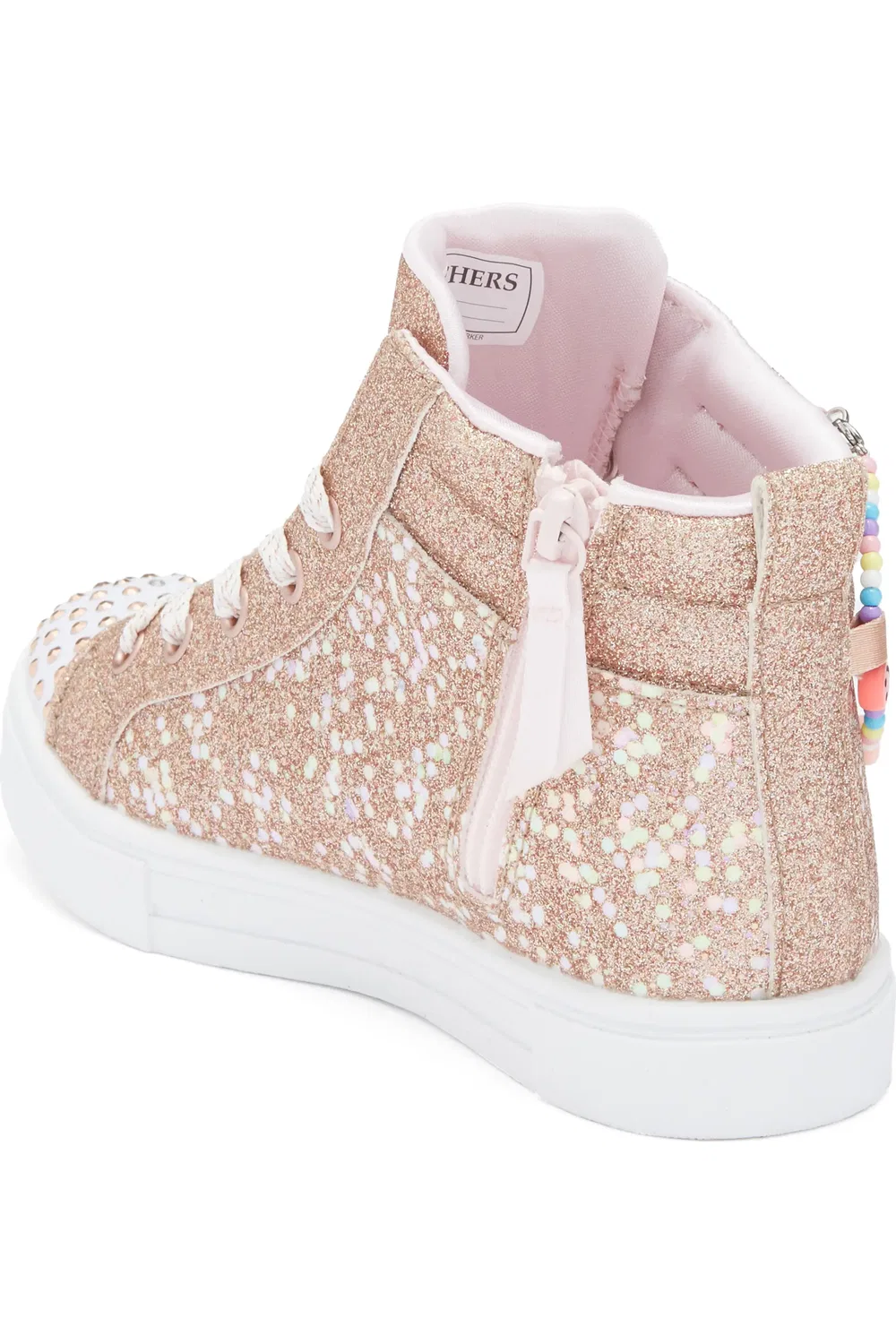 Кроссовки детские с подсветкой Twinkle Sparks SKECHERS, Rose Gold — фото 2
