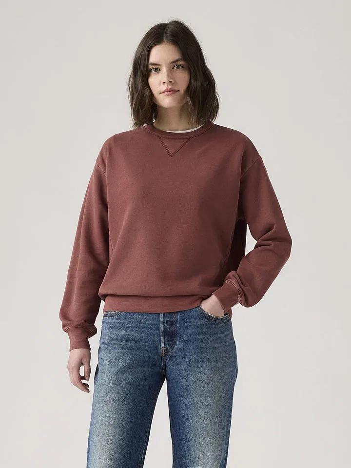 Женский свободный пуловер Levi's, Brown