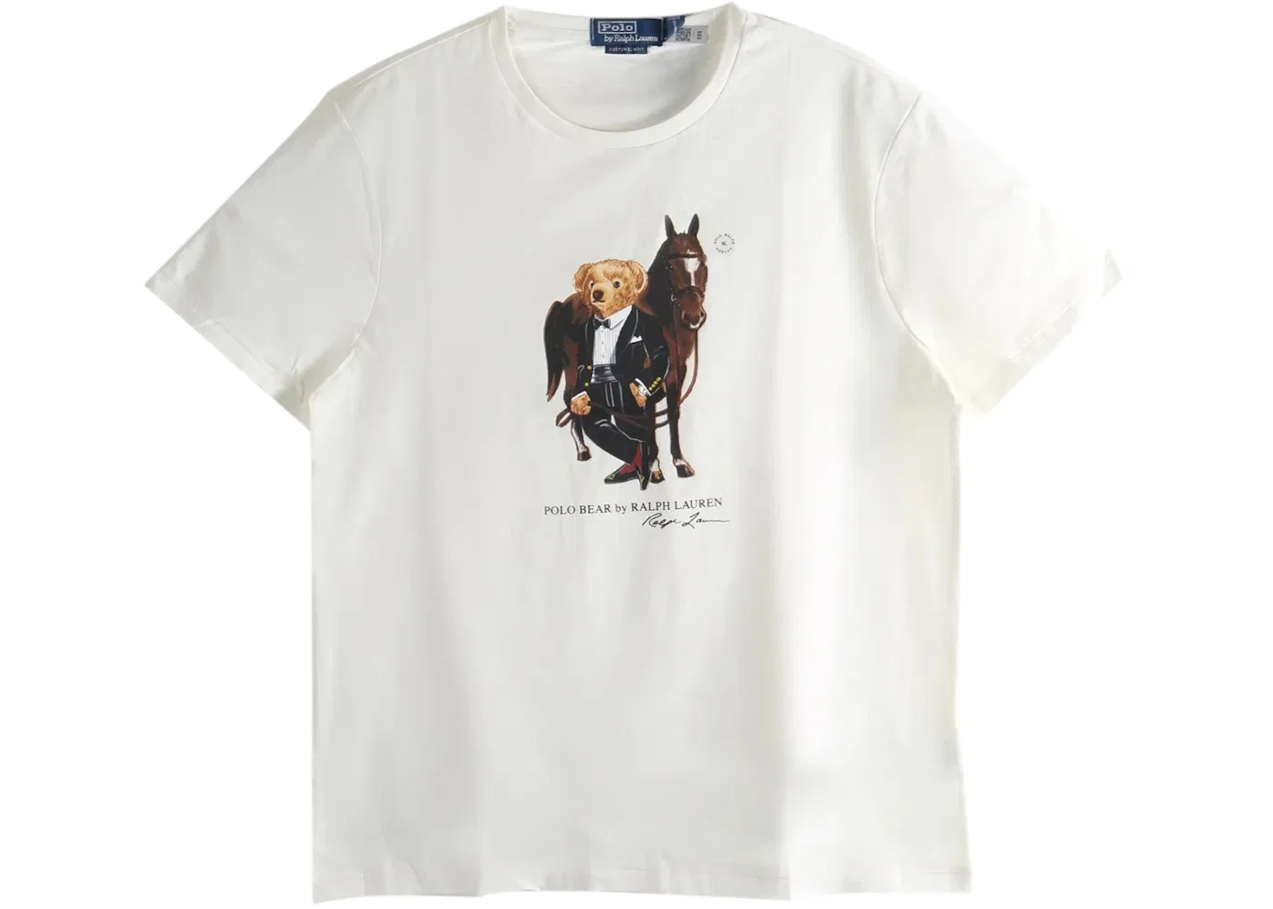 Мужская футболка с принтом Lunar New Year Graphic Bear Polo Ralph Lauren, Deckwash White