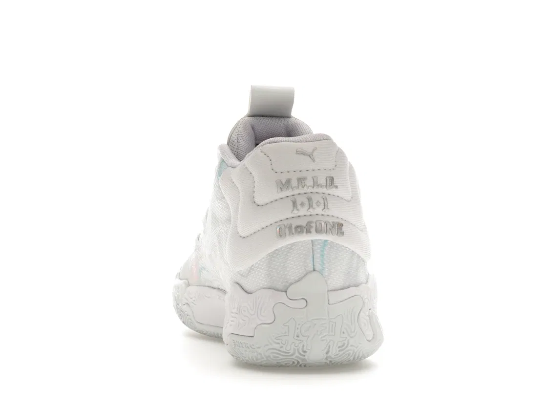 Детские кроссовки для мальчиков Puma LaMelo Ball MB.03 Iridescent, White/Dewdrop — фото 4
