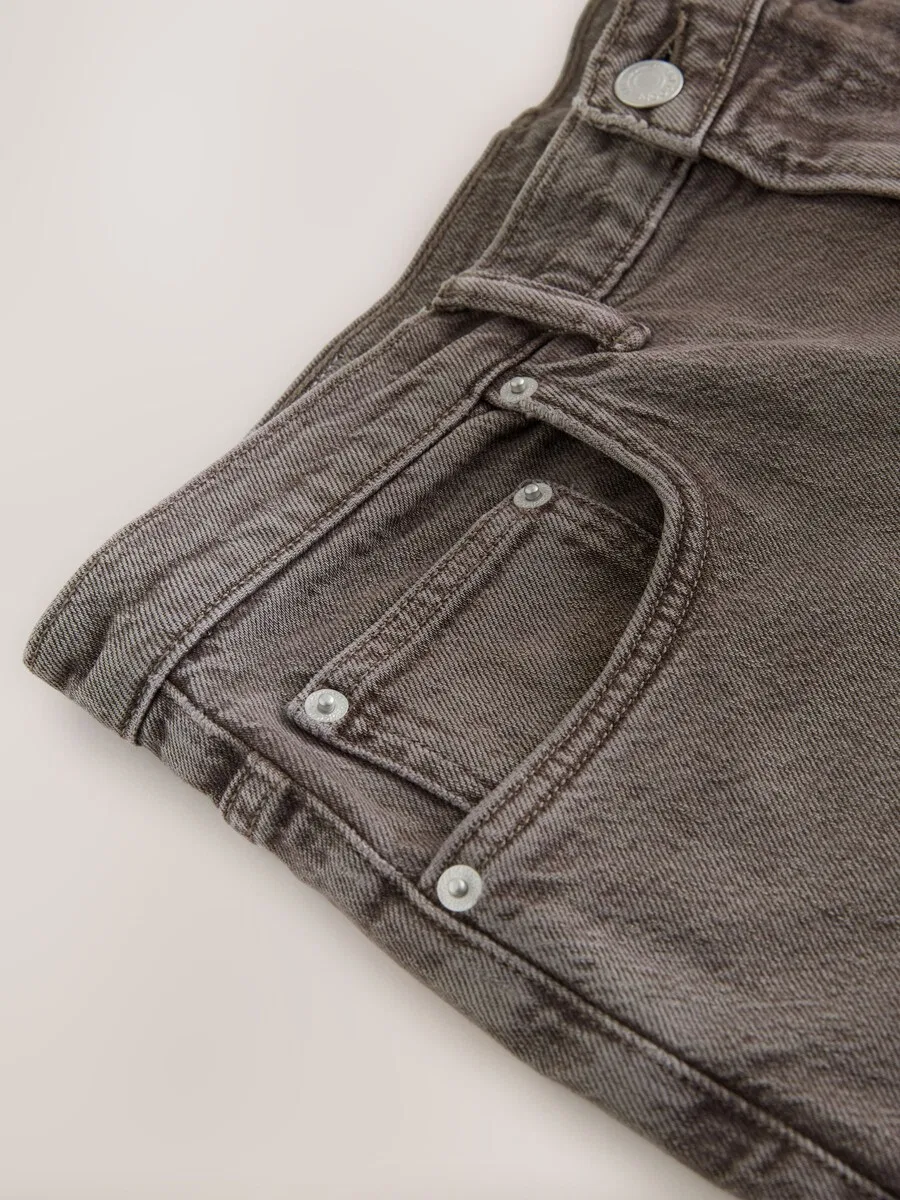 Джинсы Next Regular Jeans 'Authentic' шоколадного цвета — фото 4