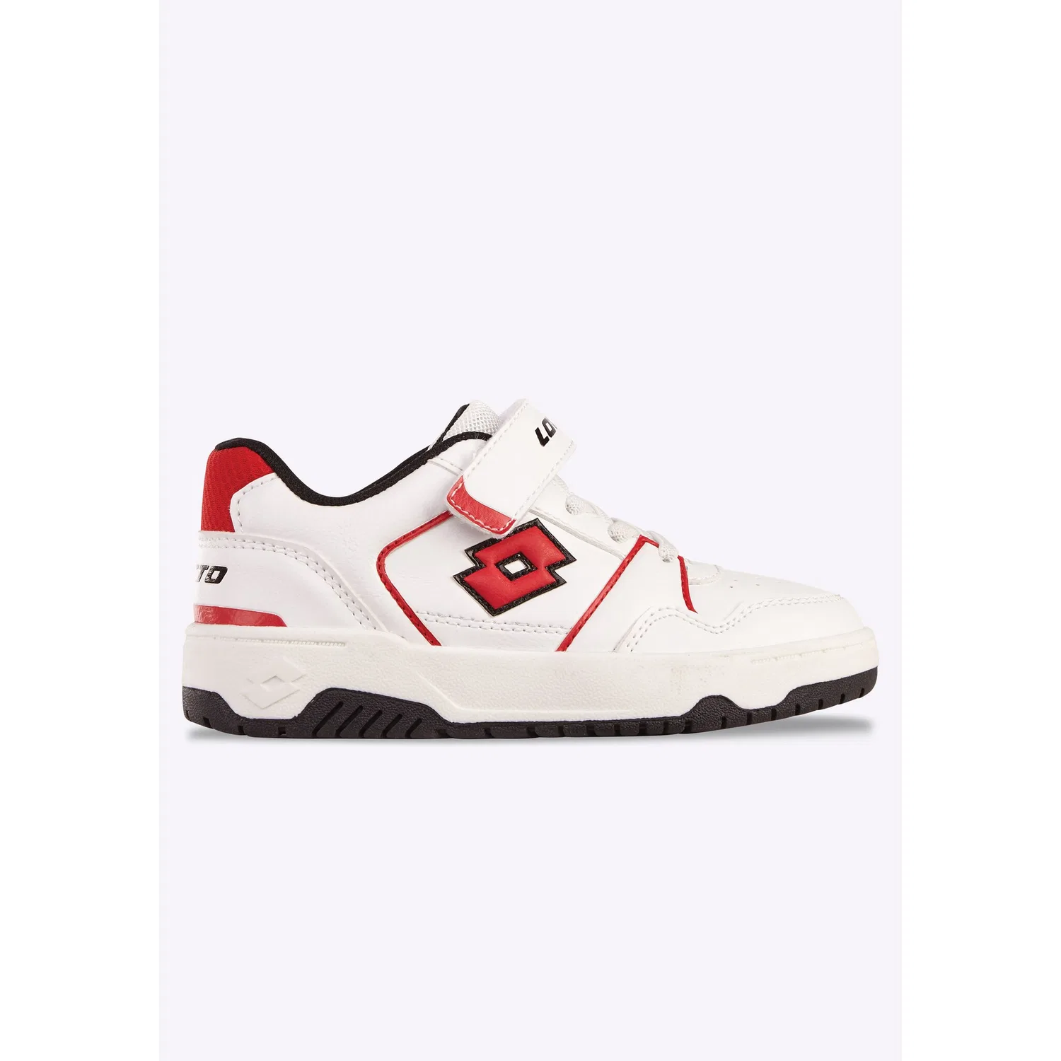 Детские спортивные кроссовки с низким верхом lotto, White/Red