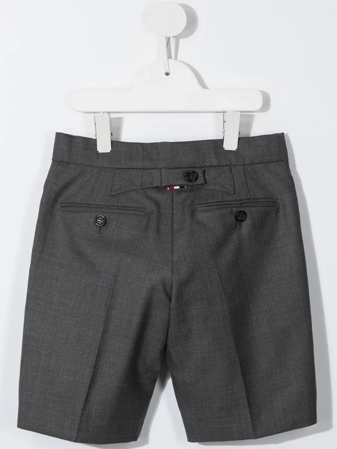 Шорты из твила Super 120s Thom Browne, серый — фото 3