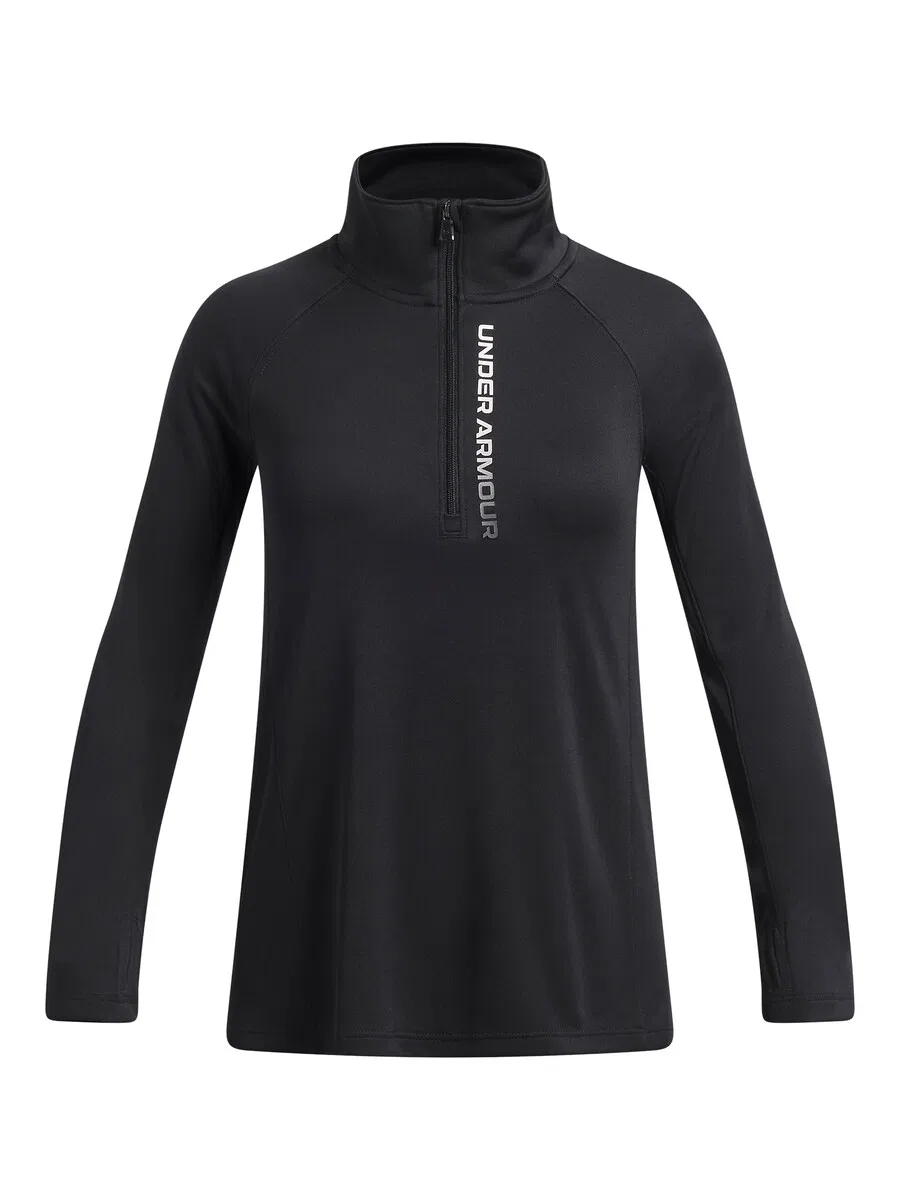 Спортивная футболка UNDER ARMOUR Performance Shirt с логотипом бренда, черного цвета