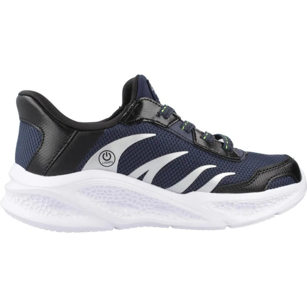 Детские кроссовки Skechers Meteor-lgih, Blau — фото 4