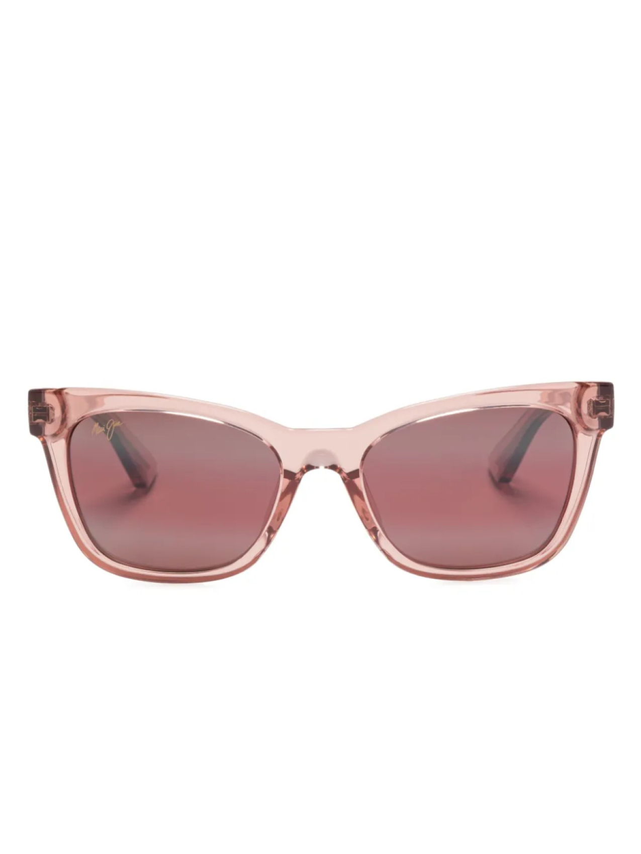 

Maui Jim солнцезащитные очки в квадратной оправе, розовый