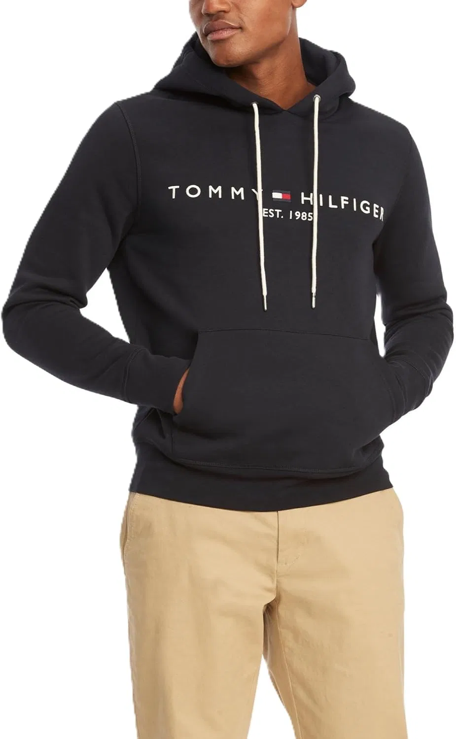 Толстовка с капюшоном, флисовая, Tommy Hilfiger, Desert Sky