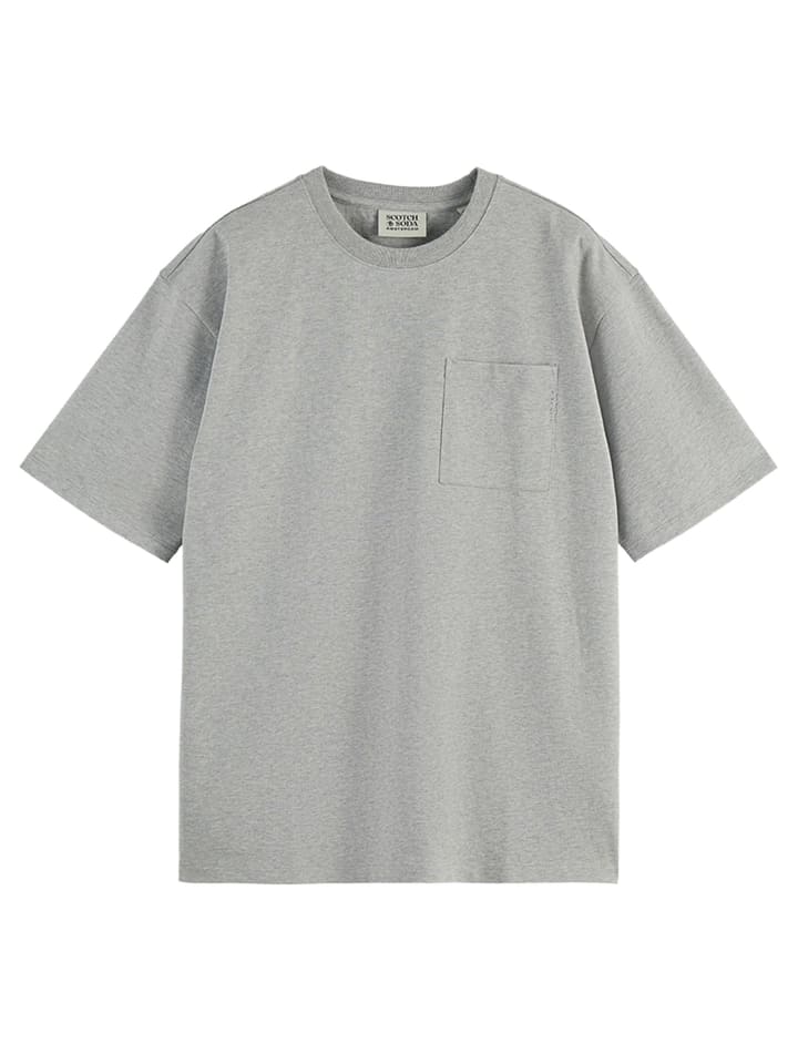 

Scotch & Soda Футболка, 1 шт., светло-серого цвета, Серый, Scotch & Soda Футболка, 1 шт., светло-серого цвета