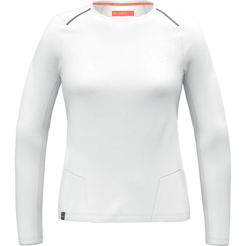 

Футболка Salewa Pedroc Dry long sleeve, белый