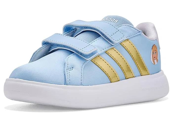 Кроссовки Frozen Grand Court 3.0 Adidas Kids, Blue/Gold Metallic/Ice Lavender