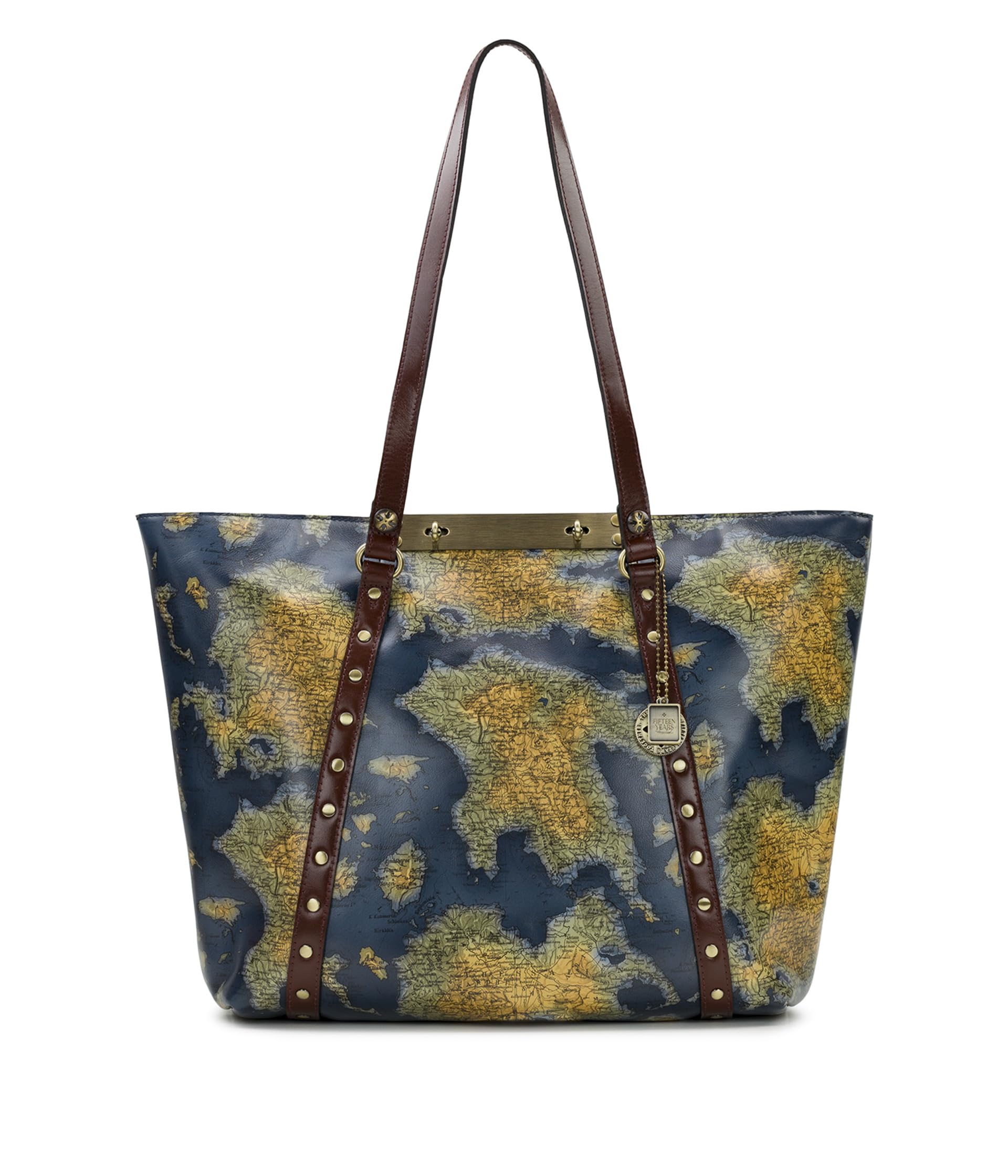 

Сумка-тоут Patricia Nash Benvenuto Tote - Anniversary, цвет Greek Map 932