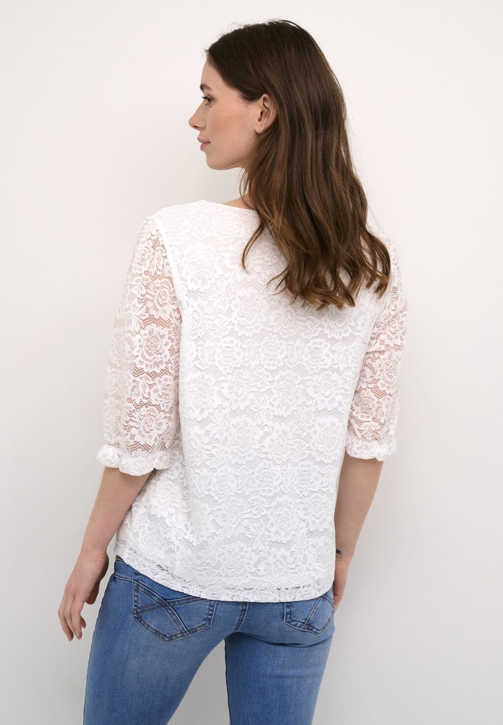 

Блузка Puka Short Sleeve Cream, белоснежная