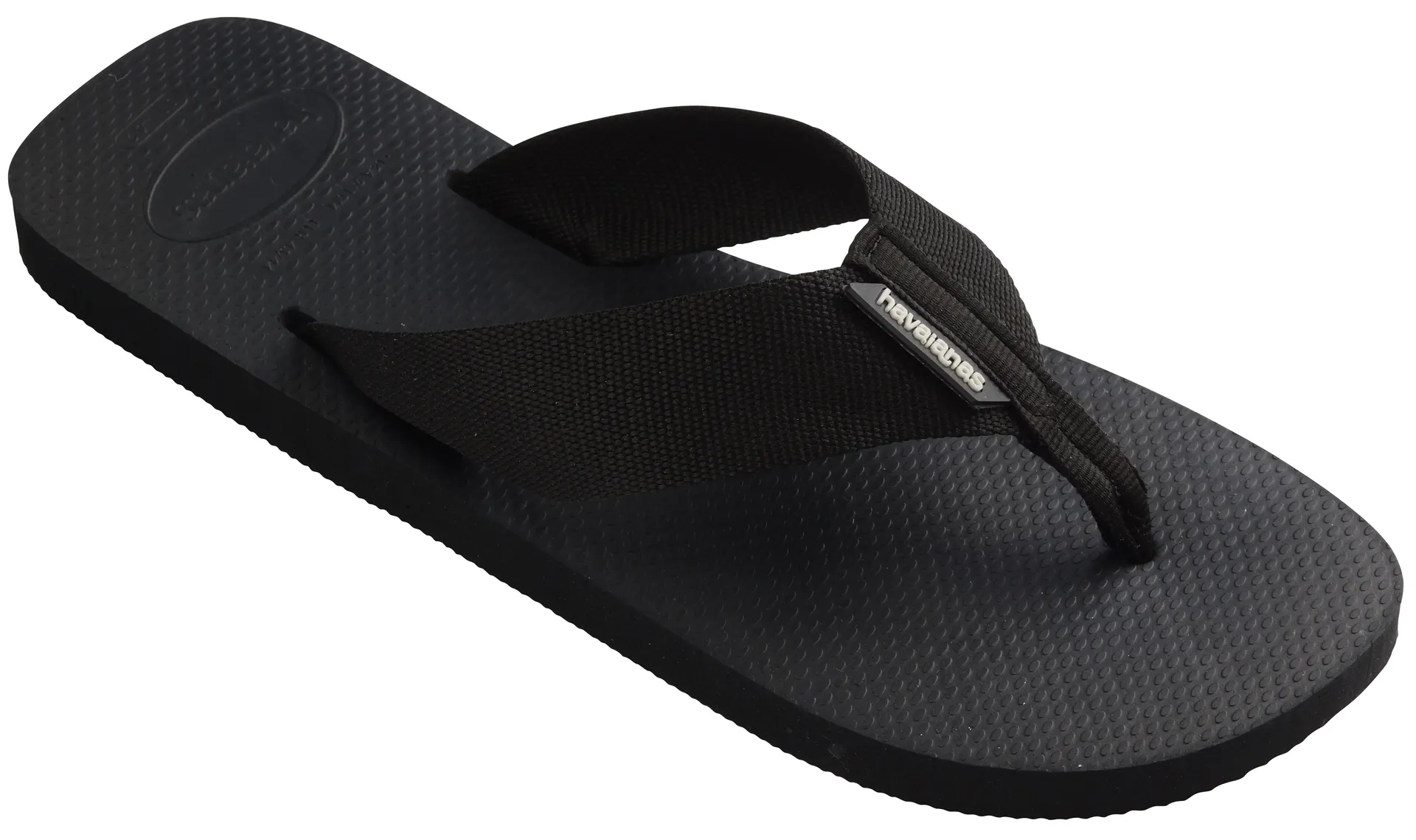 

Шлепанцы Havaianas "URBAN BASIC MATERIAL", летняя обувь, тапочки, горки для бассейна, обувь для купания, в простом дизайне, черный