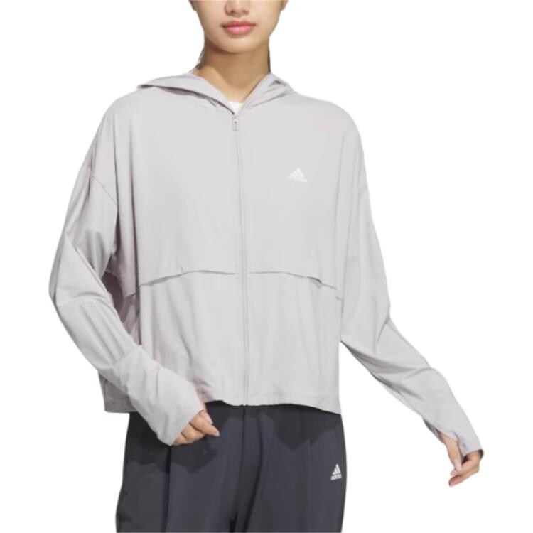 

Куртка женская светло-серая Adidas