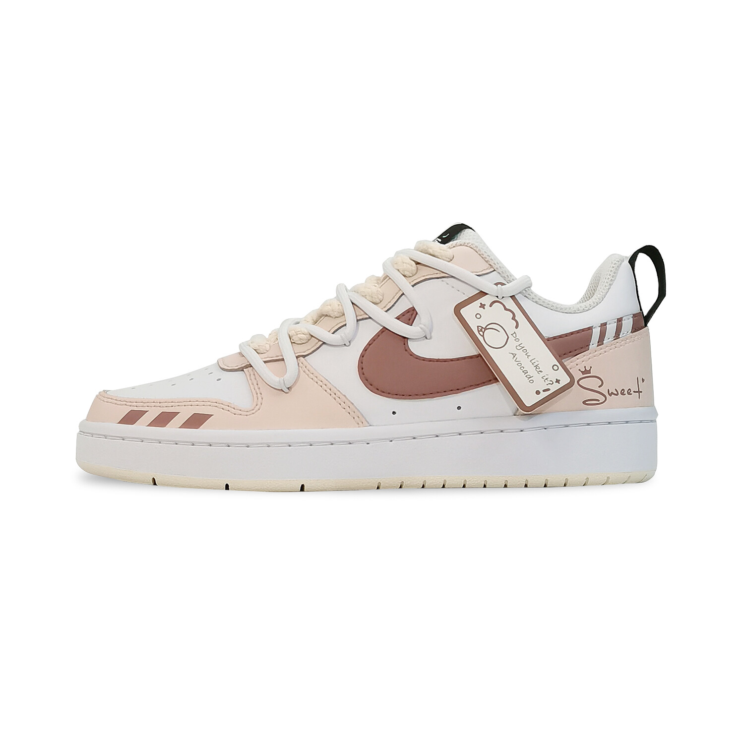 

Кроссовки Nike Court Borough Skateboard Shoes Women's Low-Top Pink