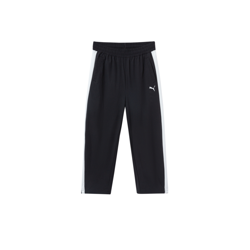 

Тонкие вязаные детские спортивные штаны PUMA, черный