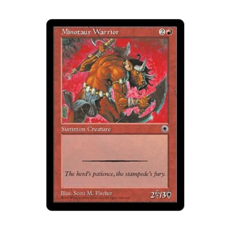 

CCG Минотавр Воин (клавиша C), MTG - Portal