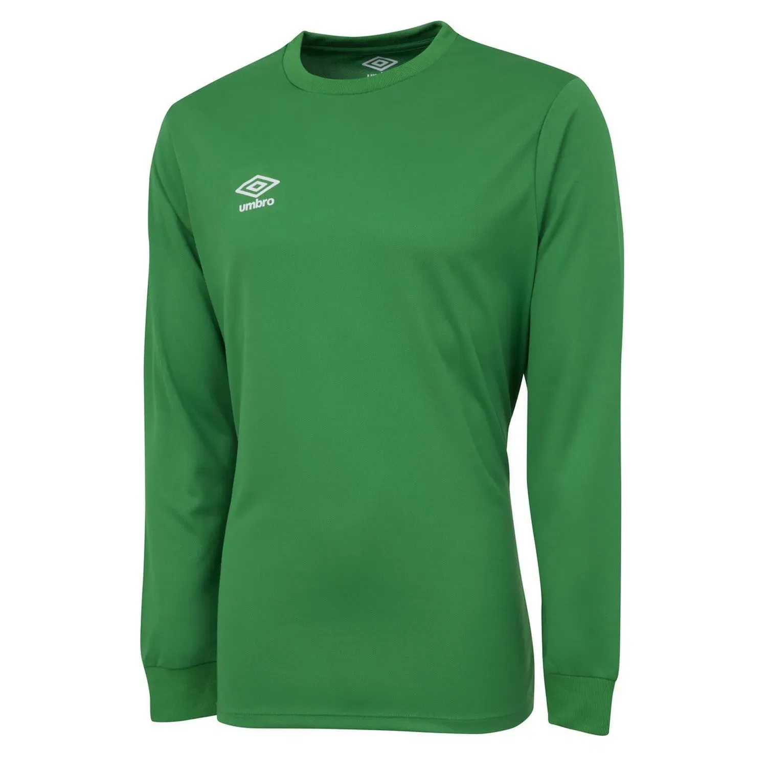 Футболка с длинным рукавом с логотипом Umbro, изумрудный
