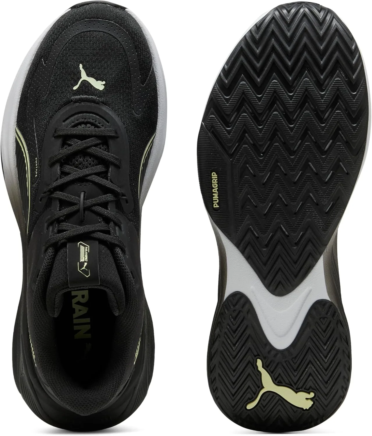 Кроссовки PUMA Adult PWR Hybrid Training Shoes, белый/черный/зеленый — фото 4