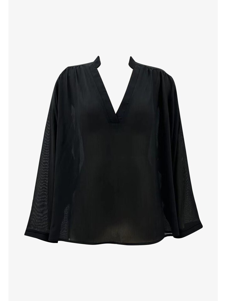 

Блуза GINI LONDON Gini Textured, черный