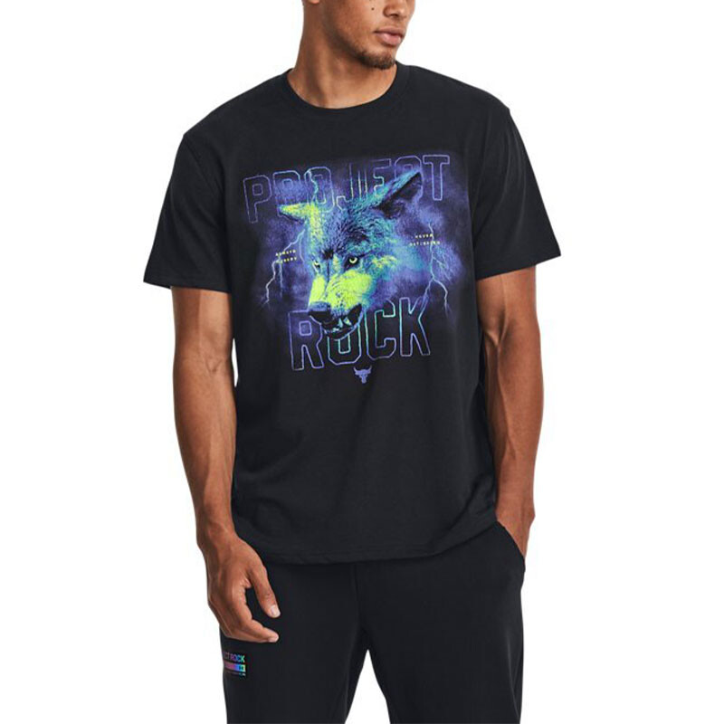 Мужская футболка Under Armour, цвет Black — фото 2
