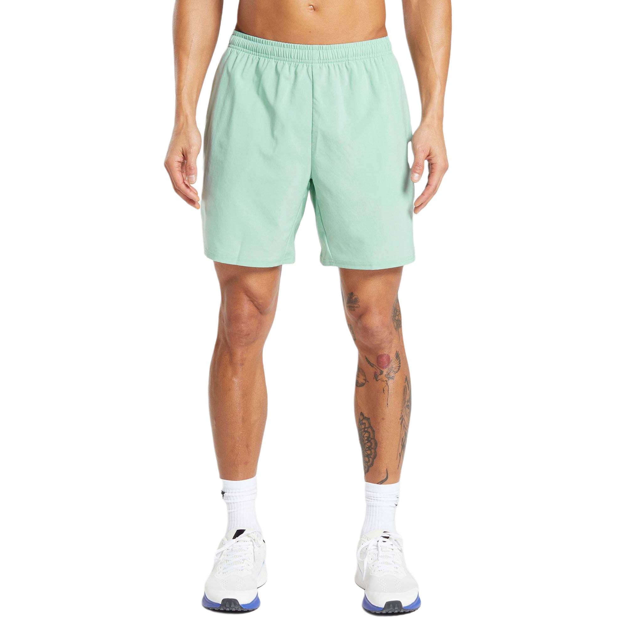 

Футболка Arrival 7' Повседневные шорты мужские Lidou зеленый GYMSHARK