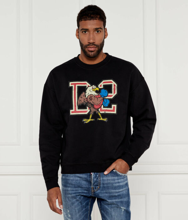 

Толстовка Relaxed Fit Dsquared2, черный