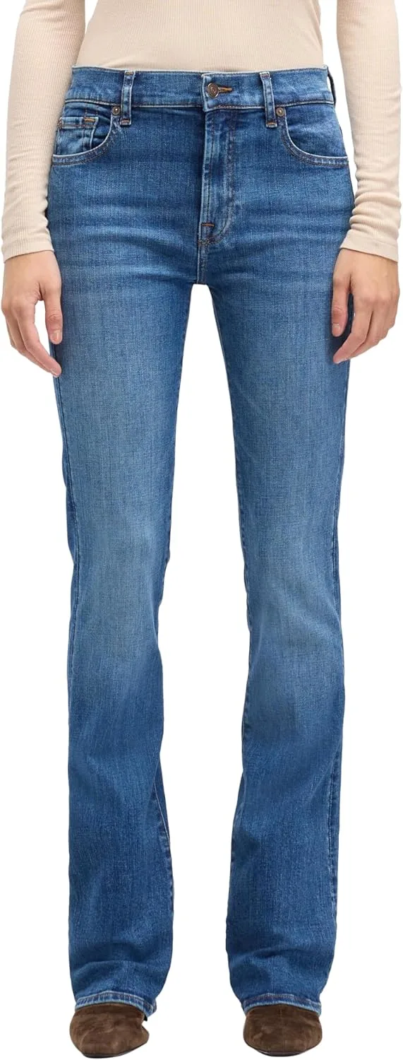 

7 For All Mankind Женские джинсы Bootcut Moonwater с декоративным узором