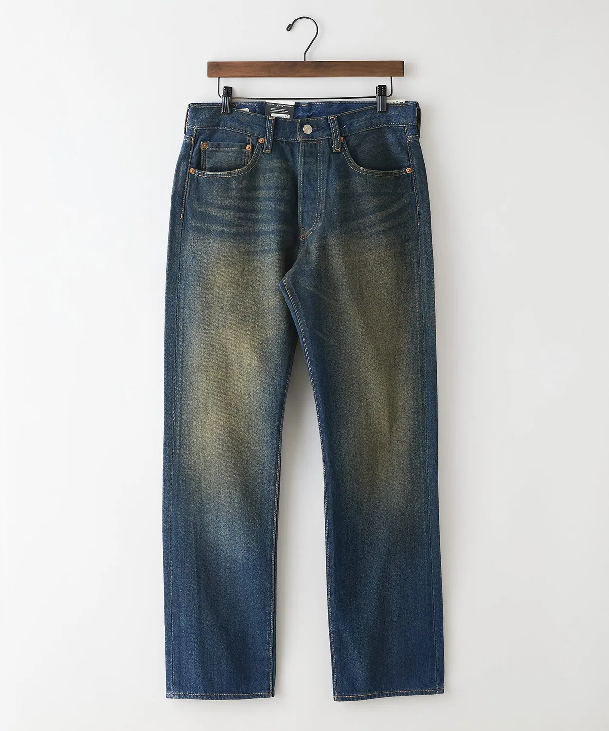 Джинсы 501 Original Fit Levi's Antique Wash синие — фото 2